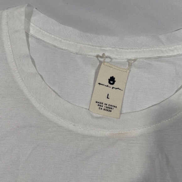 NEW $62 Spiritual Gangster [ Large ] Rainbow Muscle‎ Tank Top in White - Picture 5 of 16